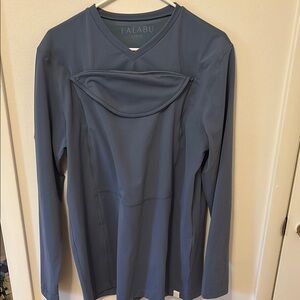 Lalabu Mens Dad Shirt - Long Sleeve - Brook Blue